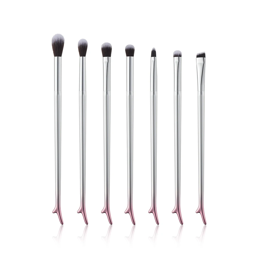 Apsara Deer New Design 7 Premium Eye Shadow Blending Luxury Makeup Brush Set for Eye Foundation Lip