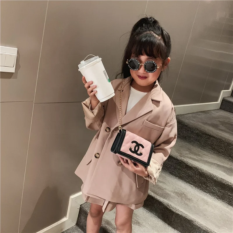 

Korean style children's girl's crossbody bag New Girls Fashion Square bag all-matching Western style shoulder bag wholesale