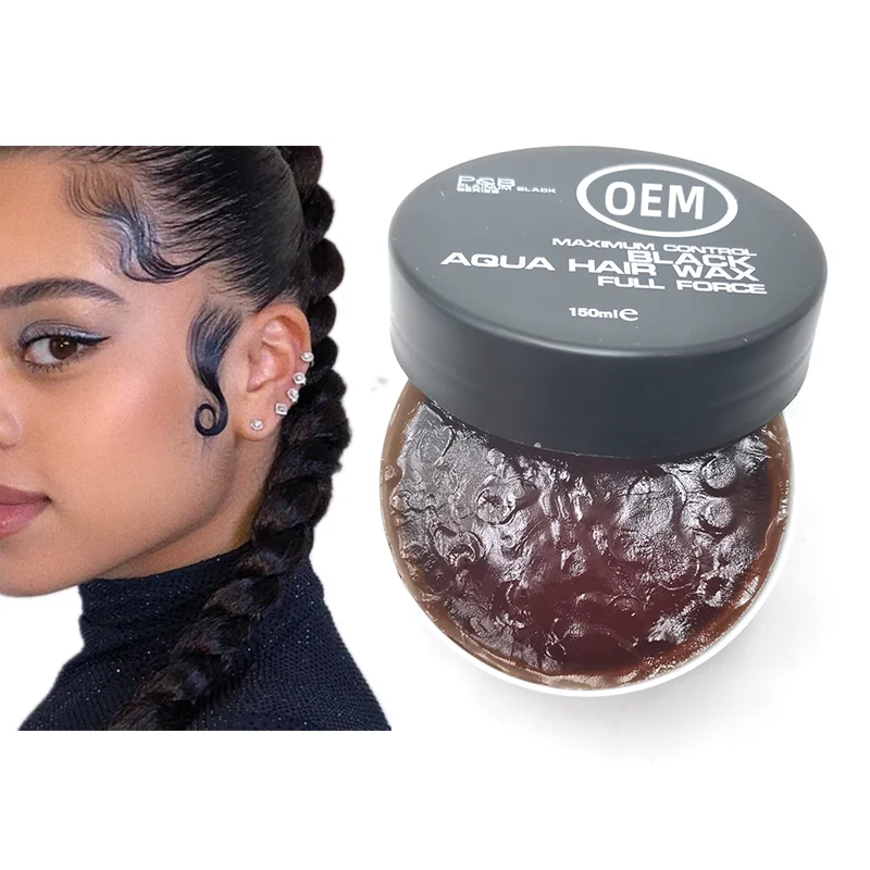 

oem hair styling care products easy wash finest pomade wholesale strong edge control private label strong hold low moq