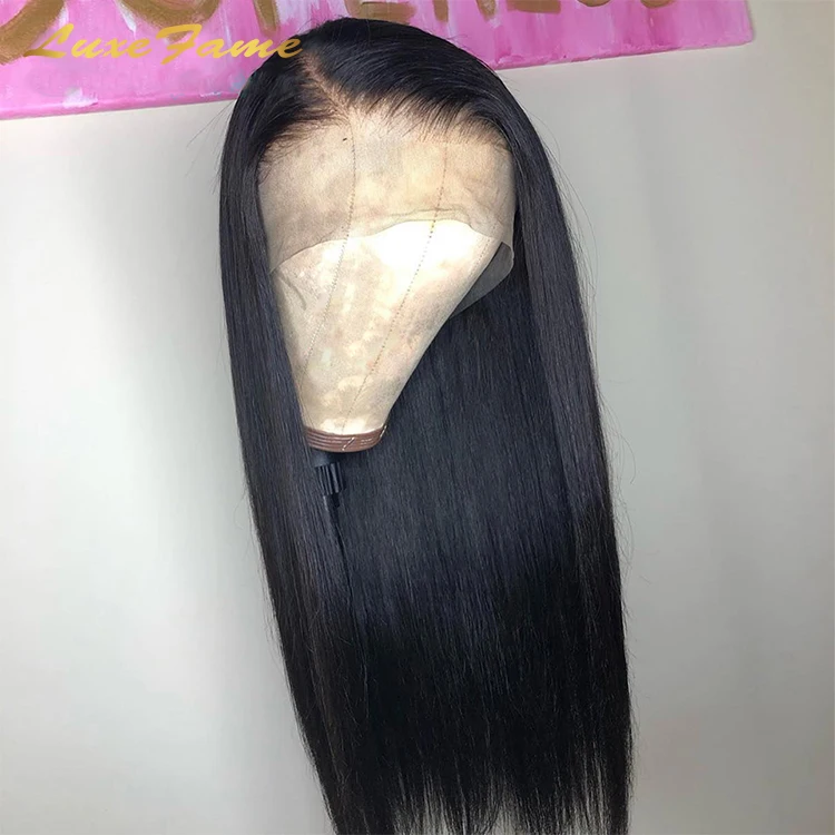 

Wholesale 13x6 Peruvian 100% Human Hair Lace Front Wig,Silky Straight Virgin Hair Wig,Straight Virgin Human Lace Front Wig