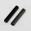 2.0mm single row male header connector double plastic pin box header connector