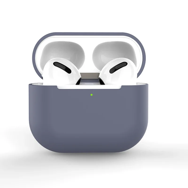 

For air-pods Case Pro 3 Air Wireless Earphone Shell Silicone Protective Case Cover Charging Box Bags Skin, 8 colors