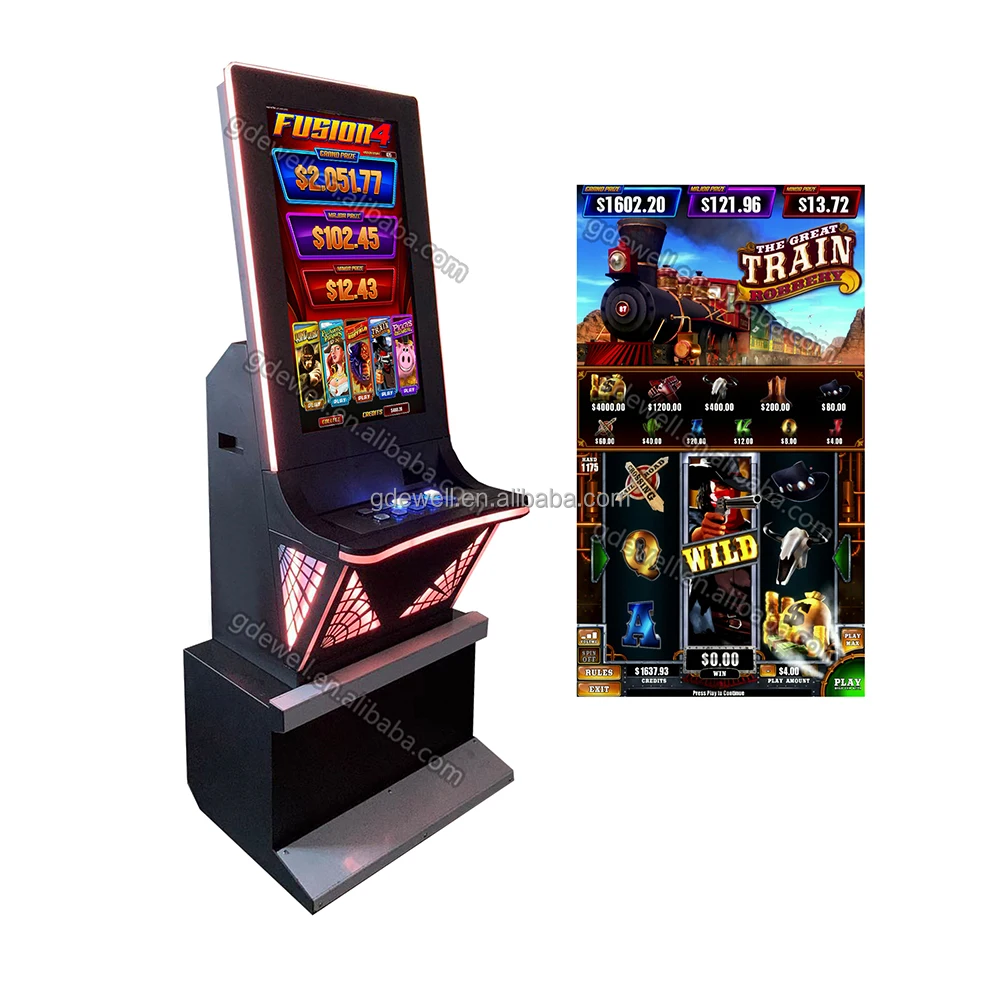 

Fusion4 skill game casino slot machine gambling vertical touch panel fusion4 slot machine