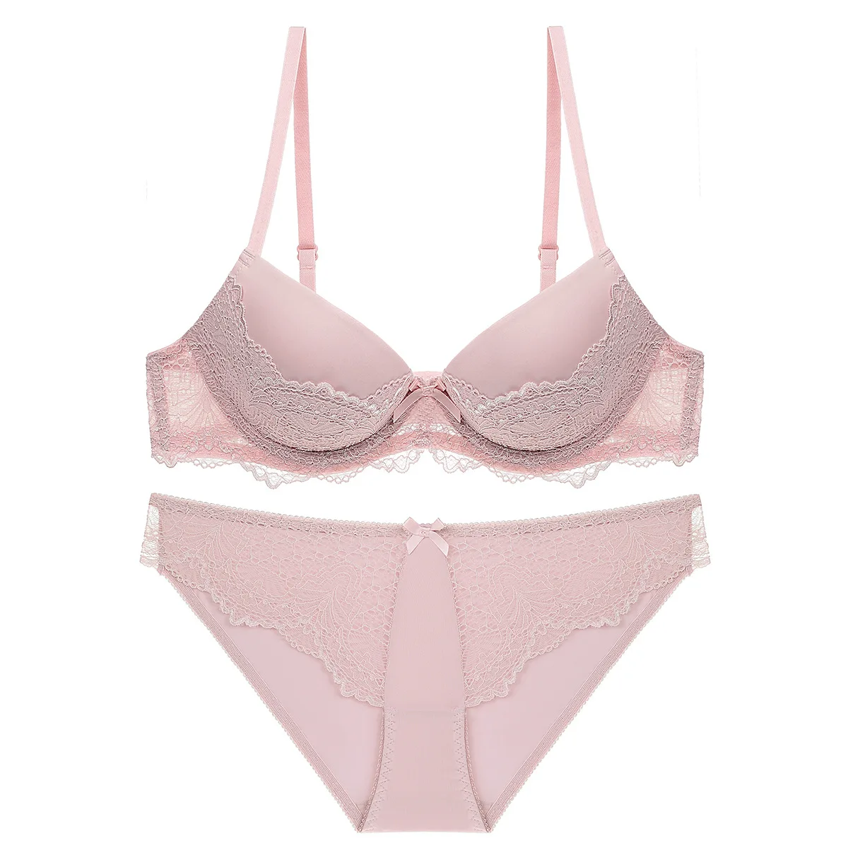 

Gather sexy girls' lace thick underwear and women's Bra Set, Customized