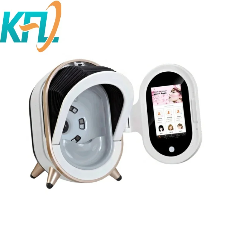 

2021 hot sale high quality 3D digital pigmentation analysis smart mirror skin analyzer face scanner with 1500 mega pixel