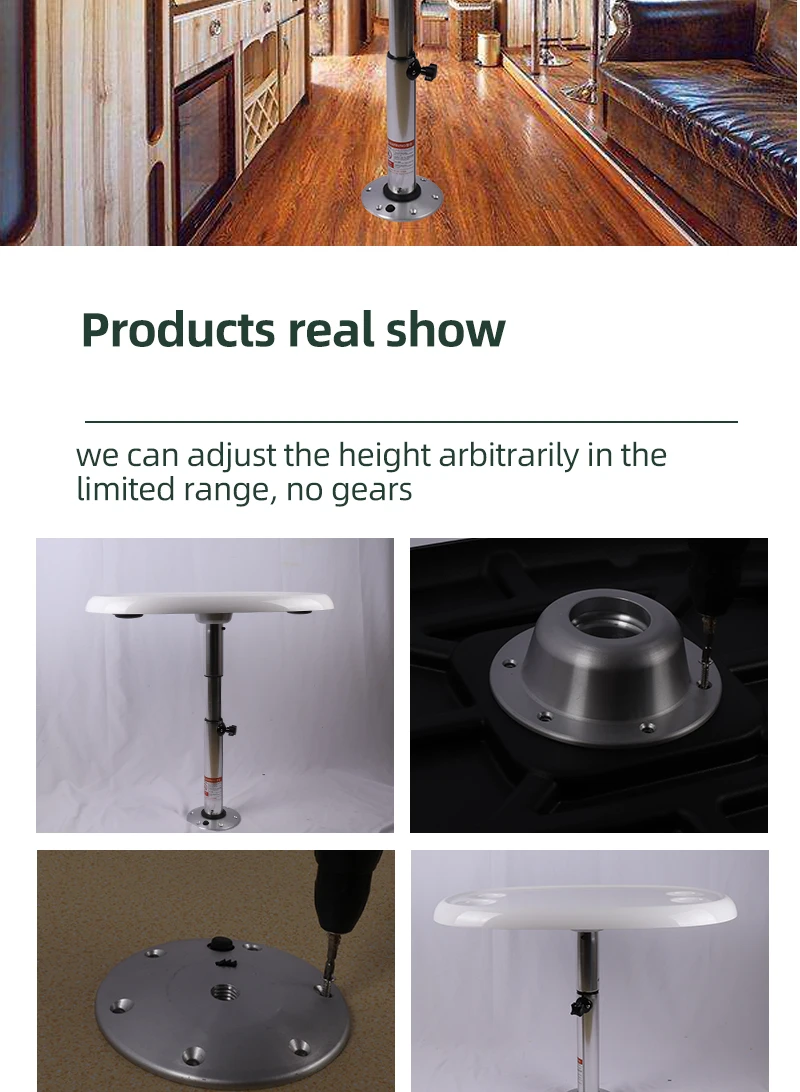 Camper Parts Table Support Adjustable Rv Table Leg Easy To Disassemble