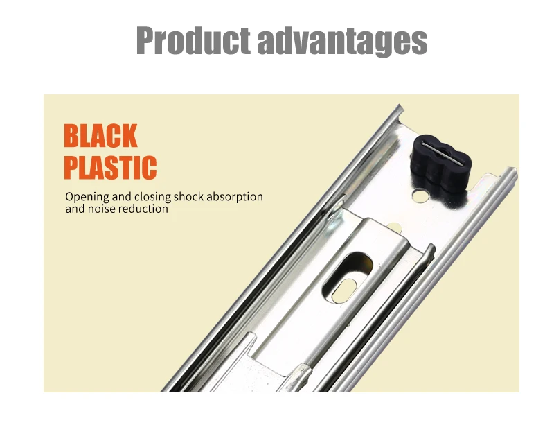 Snap On Drawer Slides Ball Bearing Runner Slides 600 Drawer Slide Rail