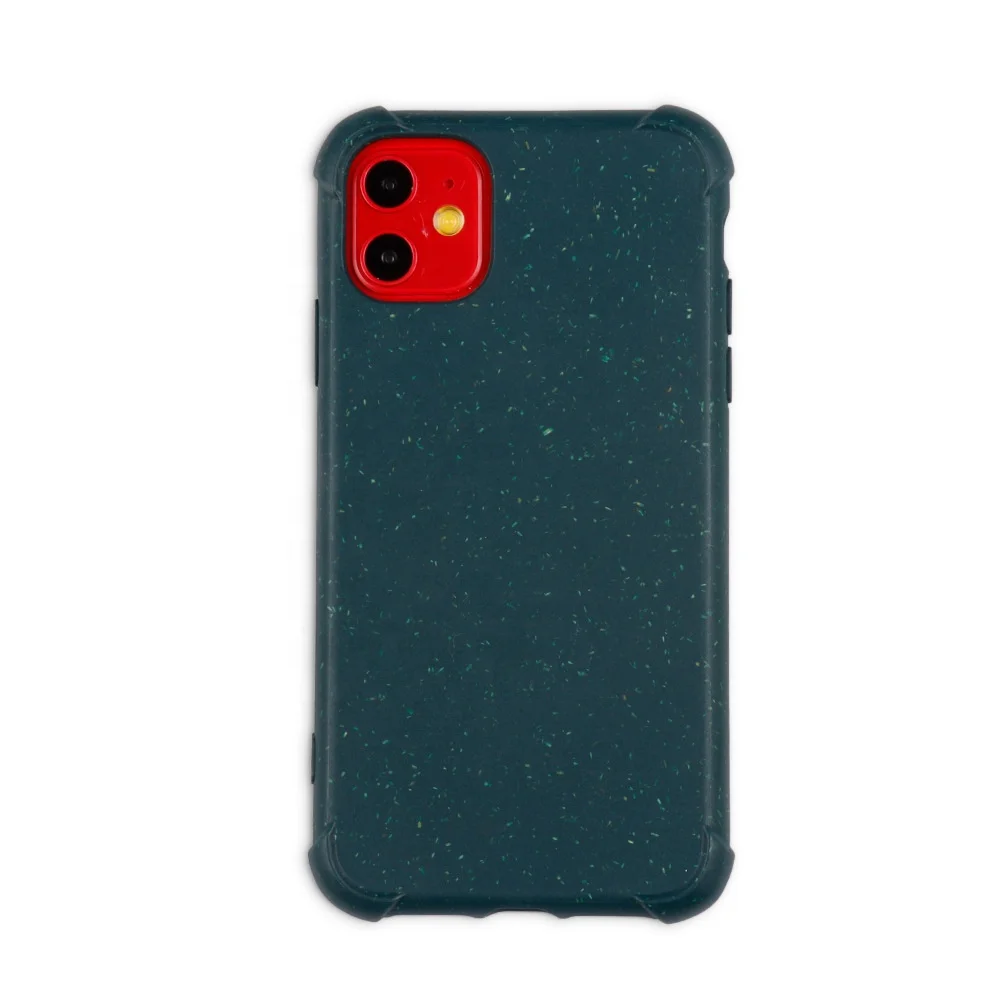 

100% Biodegradable Phone Case With Bumper Corners For Iphone 12 11 6 7 8 plus X XS Max XR
