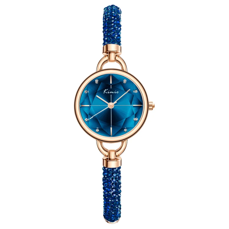 

KIMIO K6328S Stainless Steel Watch Women Waterproof Japan Quartz Crystal Bracelet Female Ladies Watch