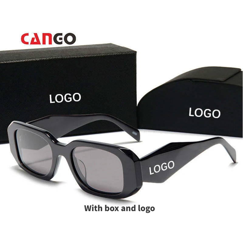 

High Quality With LOGO Customized sunglasses logo High End Luxury Fashionable Thick Acetate brands men designer sunglasses women