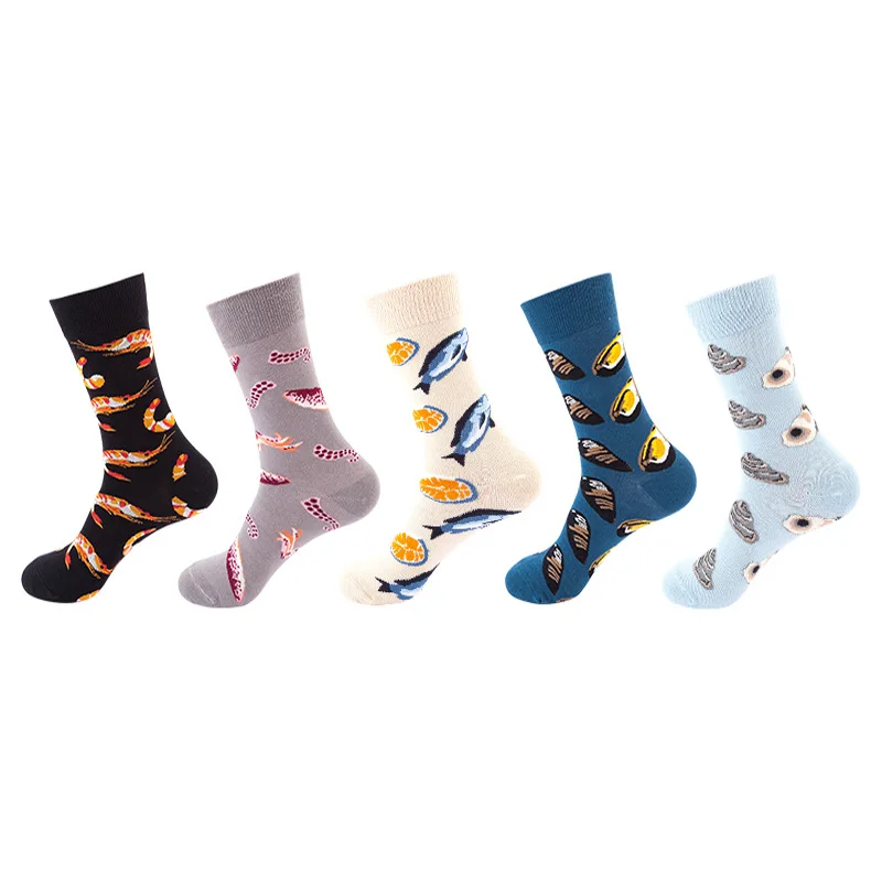 

JR-144 Cotton Socks Print Custom Colorful Socks, Custom color