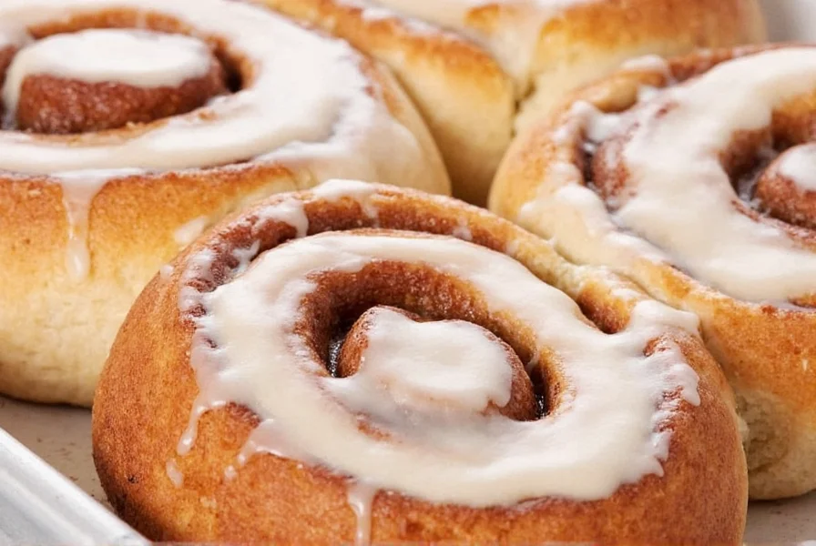 Step-by-step preparation of TikTok cinnamon rolls showing dough stretching technique and filling application