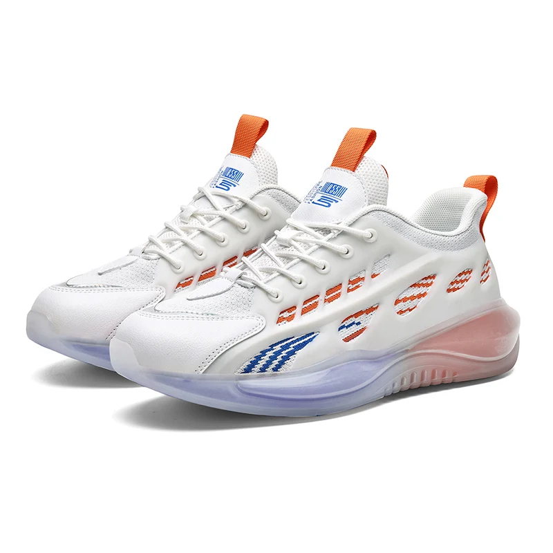 

Men's casual sports breathable shoes trendy fashion men's flying knitted sneakers