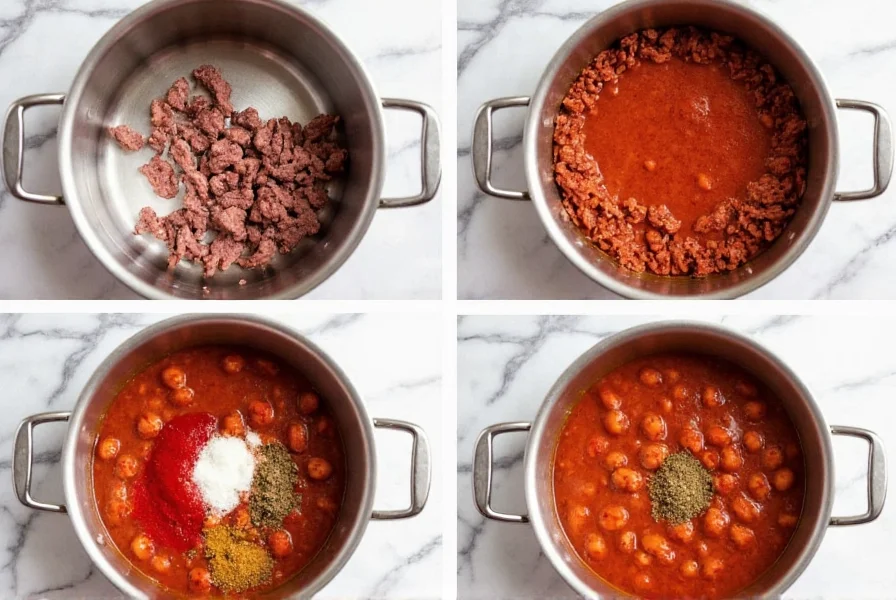 Hot dog chili served on bun with proper portioning