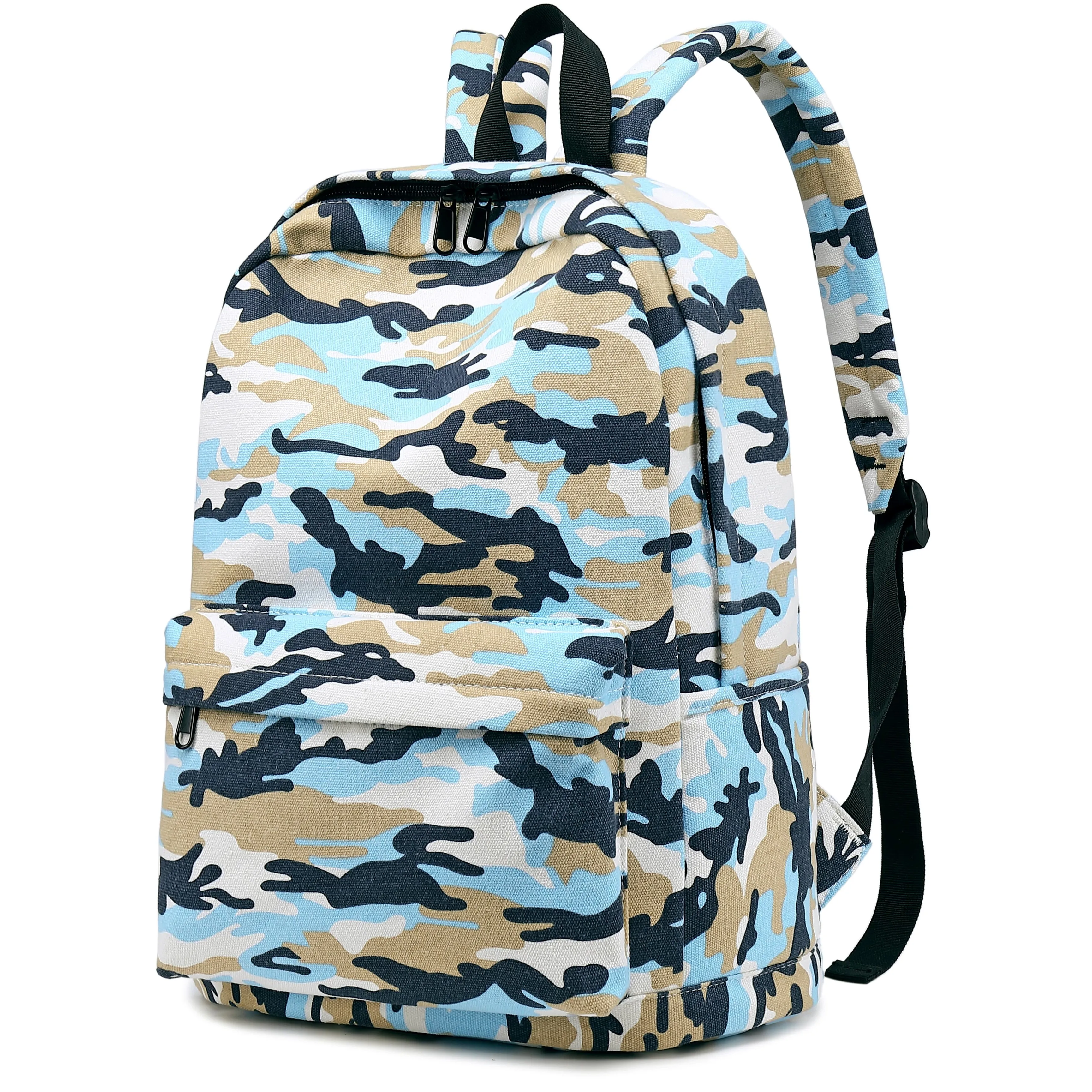 

Creative camouflage canvas mochila militar parent-child leisure schoolbag travel camo bagpack Back bag, Customized color