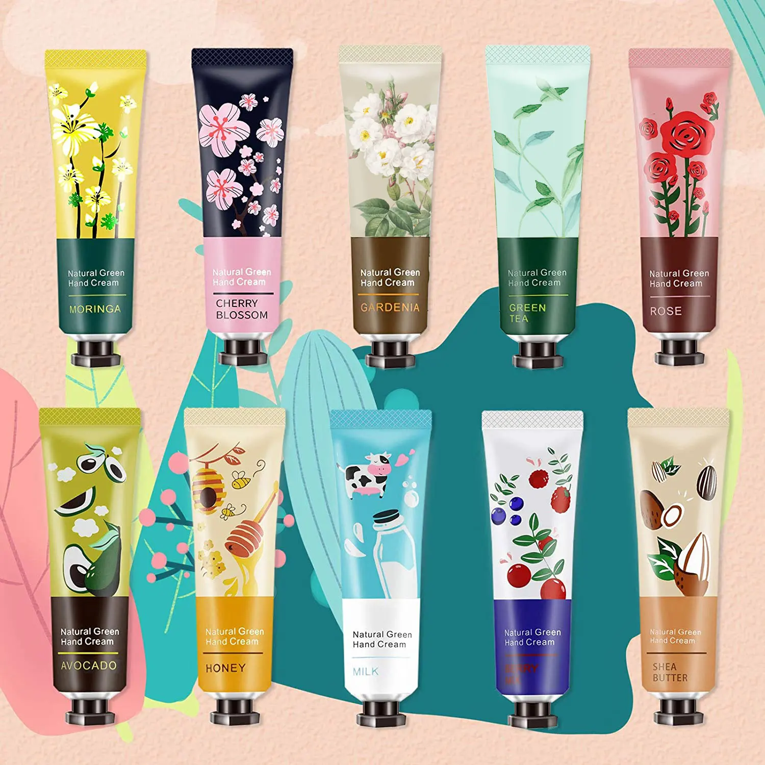 

Private Label Low moq Mini Hand Cream Herbal Perfume Whitening Moisturizing Best Hand Cream for all skin