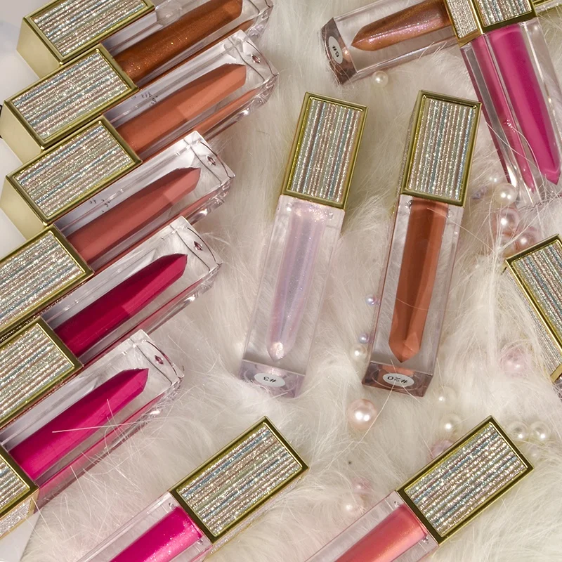

20 Color Vegan Shiny Clear Long Lasting Private Label Vendor Lip Gloss