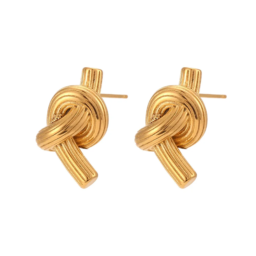 

Manufacturer custom non fade earring 18k gold plated jewelry 18k gold platedfashion jewelryfashion earring