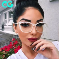 

2019 new Fashion Square Glasses Frames Women Trending Styles Brand Optical Computer Glasses Oculos De Grau Feminino Armacao