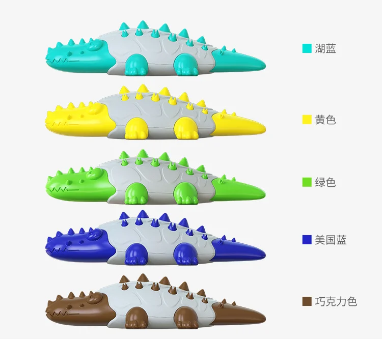 

Available In Multiple Colors Iron-clad Crocodile Interactive Chew Pet Toys