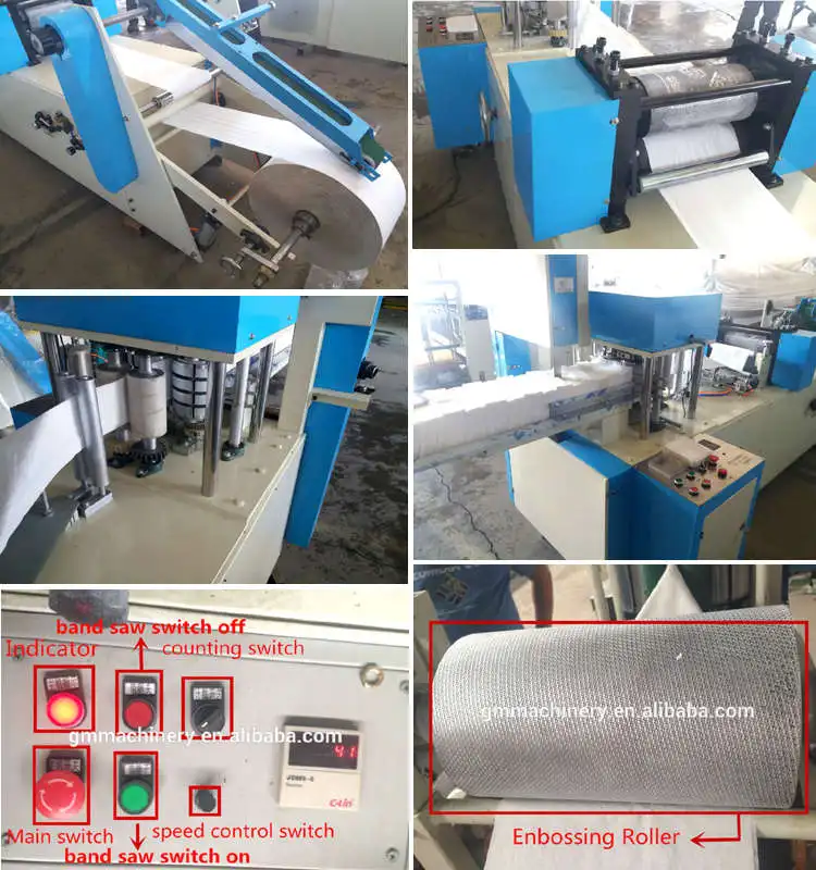 
Two Color Napkin Tissue Making Machine Napkin Printing Machine 