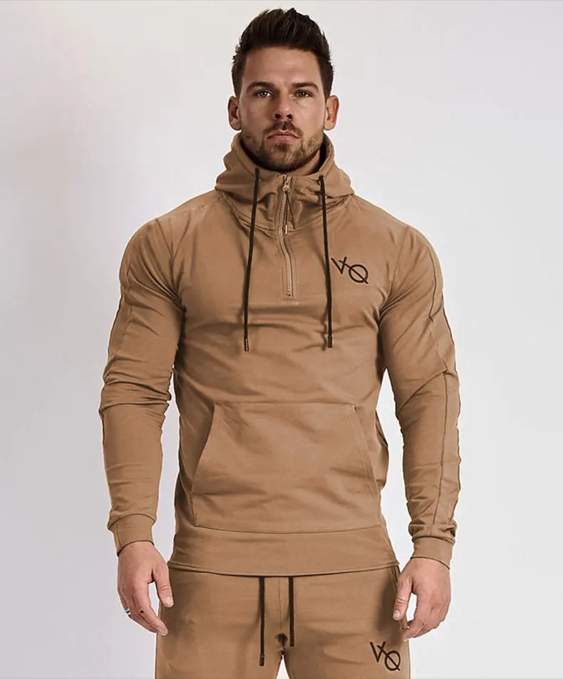 

Wholesale Cheap Custom Logo Men's Gym Sports Fitness Hoodie, Could be customized