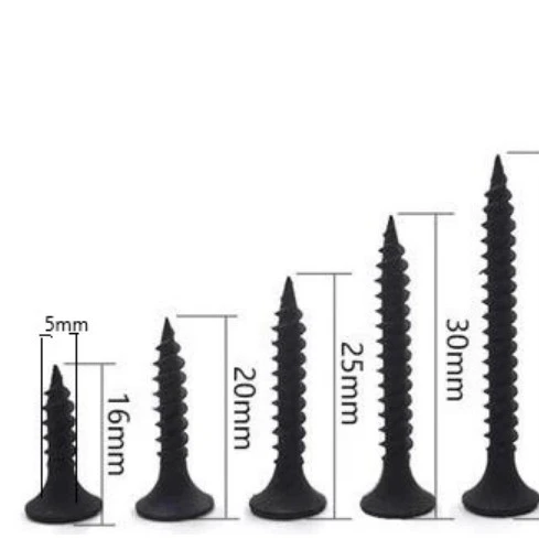 

Factory Low Price Cheap 3.5*25mm SWRCH 22A Phillips Black Bugle Head Drywall Screws