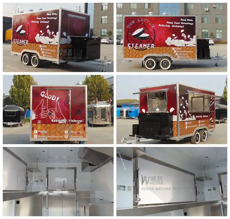 Wecare One Stop Food Trailer Manufacturers Mobile Used Food Truck For