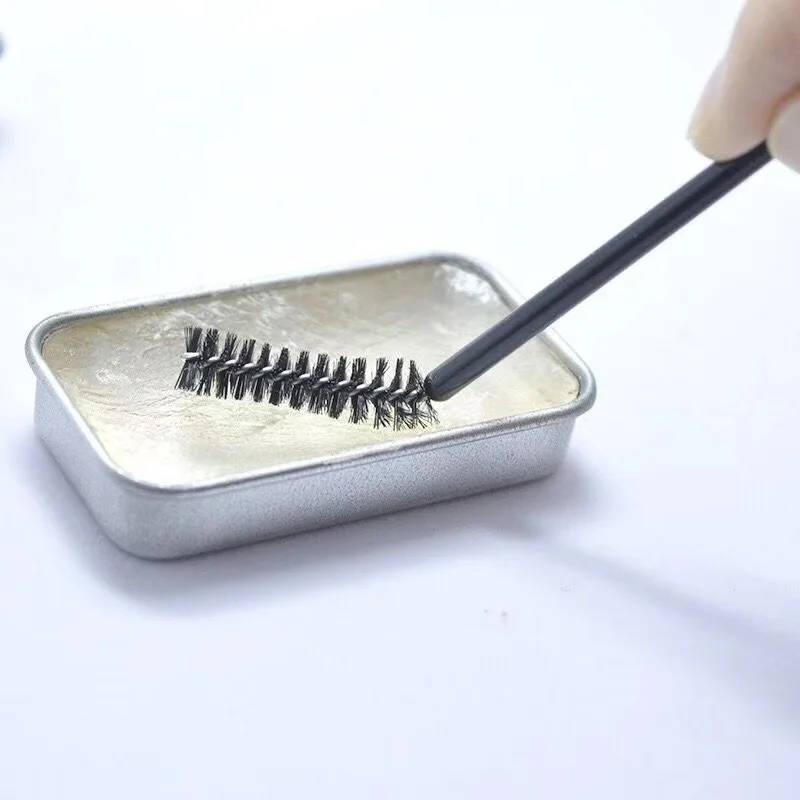 

wholesale private label custom Factory sale private label natural eyebrow styling gel brow soap with brush, Clear color