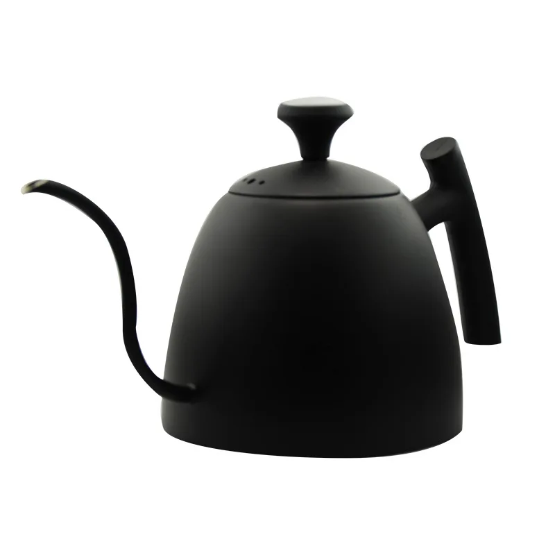 

Black cloud pot hand brew coffee pot stainless steel tapered drip filter bubble long nozzle hot pot with temperature
