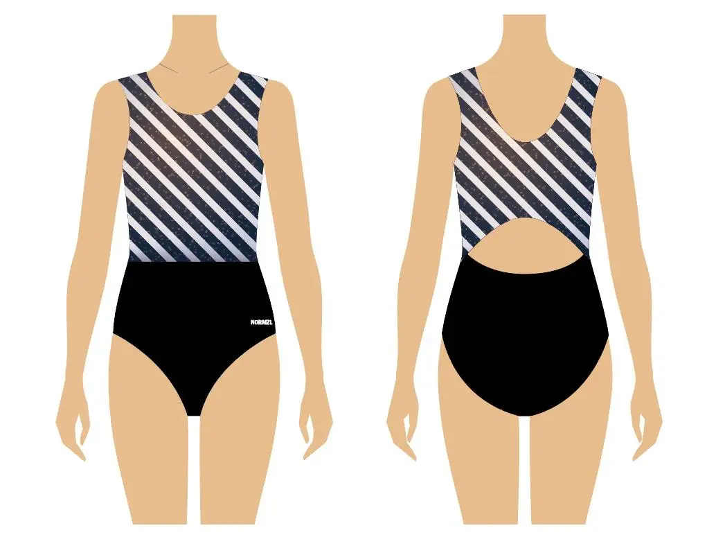 

customized heat tranfer printed training dancewear gymnastic leotard clothing for girl