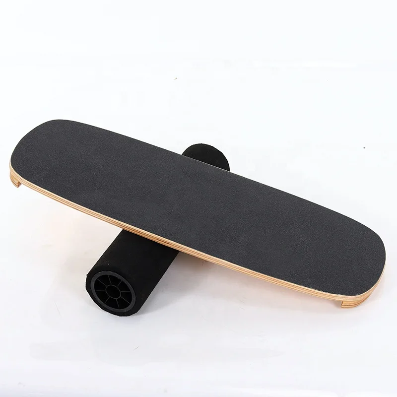 

TY Wooden Balance Board Yoga Fitness Balance Plate Core Workout For Abdominal Waist Legs Muscles Roller- Board Balancing, Customized