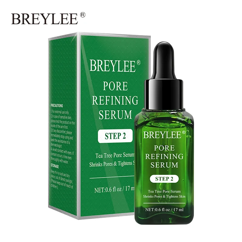 

BREYLEE PORE REFINING SERUM Blackhead Mask after use face Skin Shrink Pore Acne Treatment Anti-aging Essence Skin Care B1