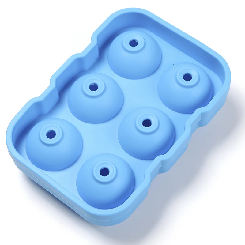 

Factory manufacturer ice hockey mold whisky round plastic silicone ice hockey grinder ball mold