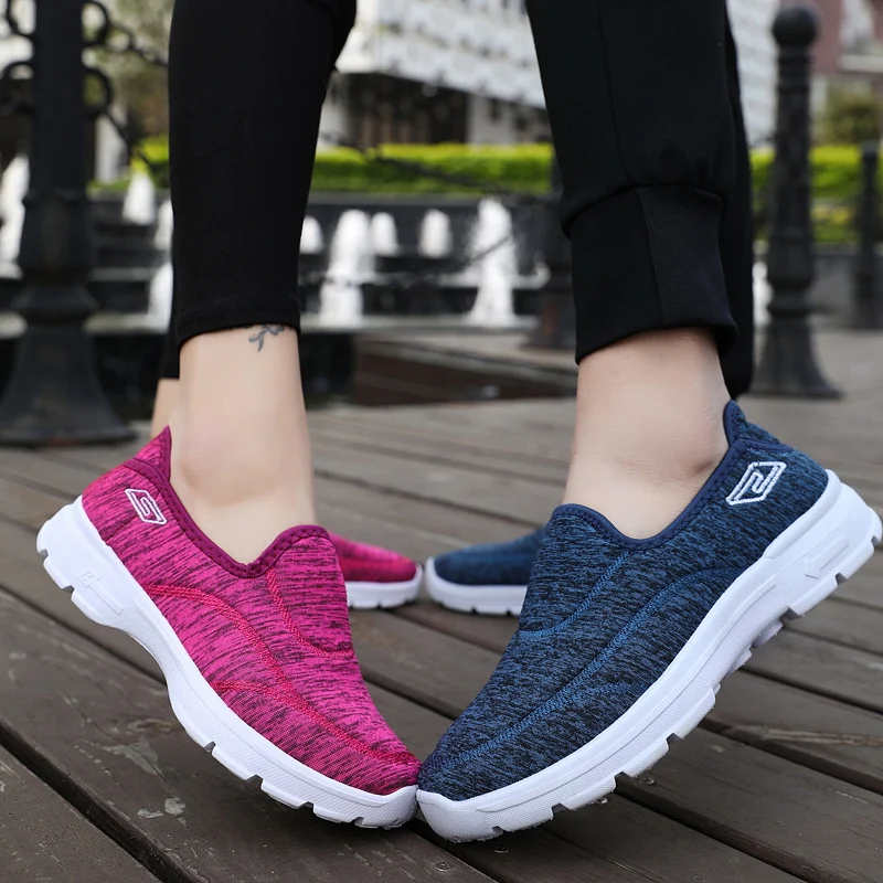 

Women Textile Soft Fabric Lining Athletic Comfortable Casual Mesh Shoes