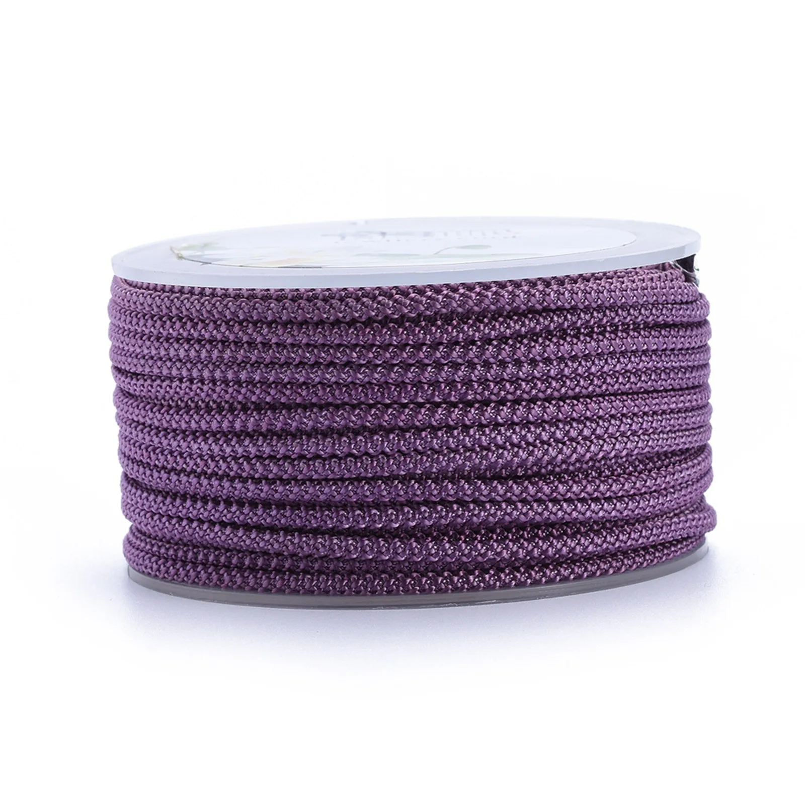 

Pandahall 2 mm Old Rose Polyester Braided Cord