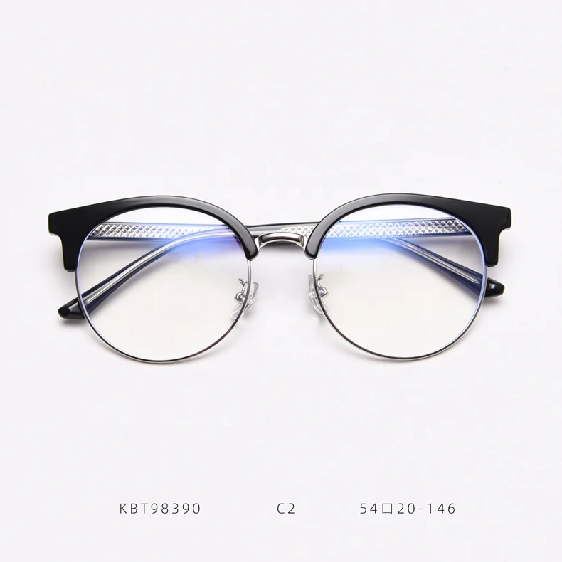 

2020 Blue light blocking TR90 Acetate Round Eyewear Glasses frame YM-WY-KBT98390