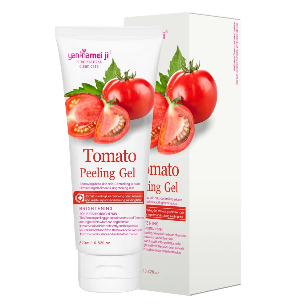 

Natural tomato exfoliating body scrub body exfoliator gel set