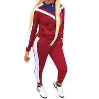 

Wholesale long sleeve 2 Piece outfit sweatsuit set tracksuit for women