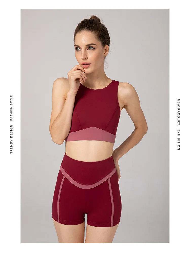 Wholesale High Impact Sexy Western Sport Bra And Shorts Sets Workout Yoga Wear Buy Sports Bra