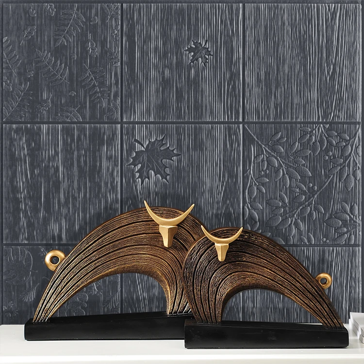 
Cheap Wallpaper for Sale Self Adhesive Wall Tiles foam brick 3d wallpaper walls wholesale home decoration warm color wallpaper 