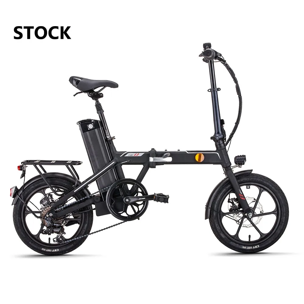 

high performance iLIFE 1.0 foldable electric city bike with removable lithium battery electric bicycles ebike e bicycles, Black