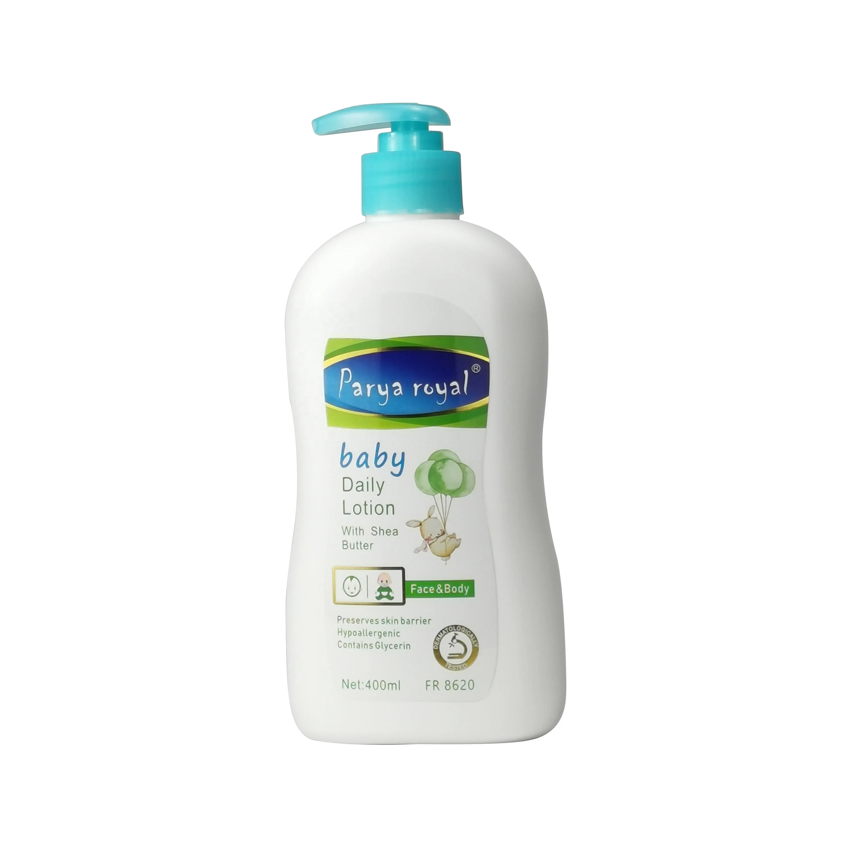 

2021 hot 400ml baby daily lotion with shea butter for face and body lotion