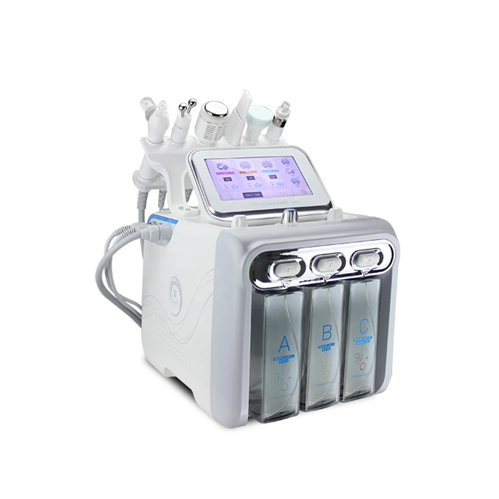 

6 in 1 pore cleaner deep cleaner beauty machine vacuum blackhead remover, White