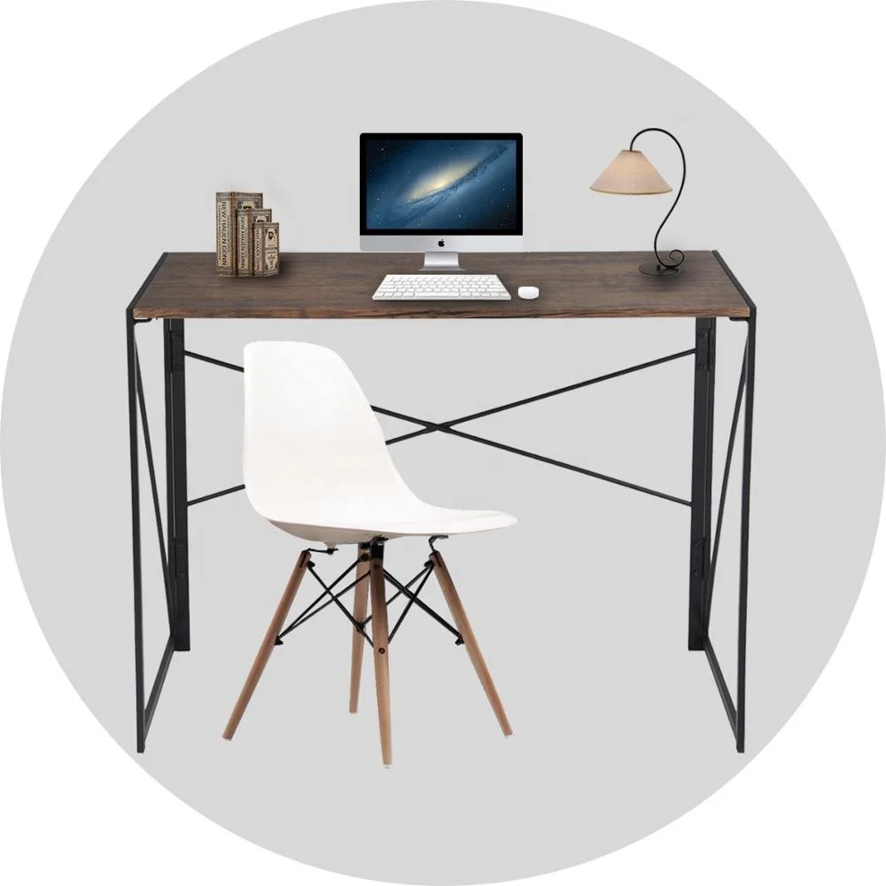 
Wood Computer Table Folding Portable Bamboo Lap Laptop Table Desk 
