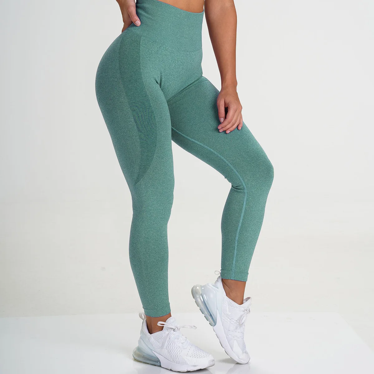 

Women Scrunch Leggings High Waisted Four Ways Streched Fitness Booty Women Fitness Leggings Workout Leggins