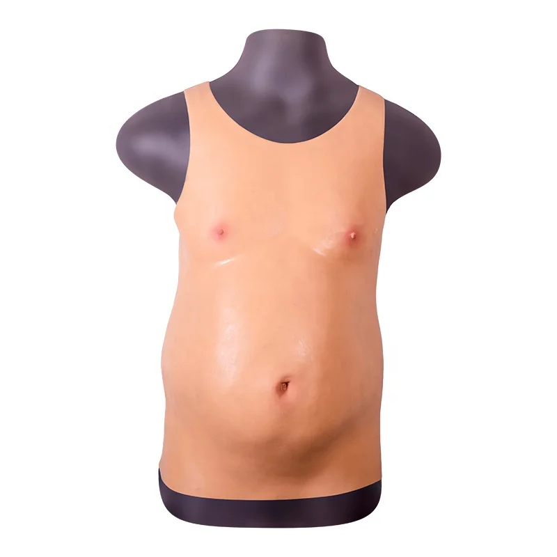 

2019 New Silicone Artificial Simulated Big Belly For Men Cosplay