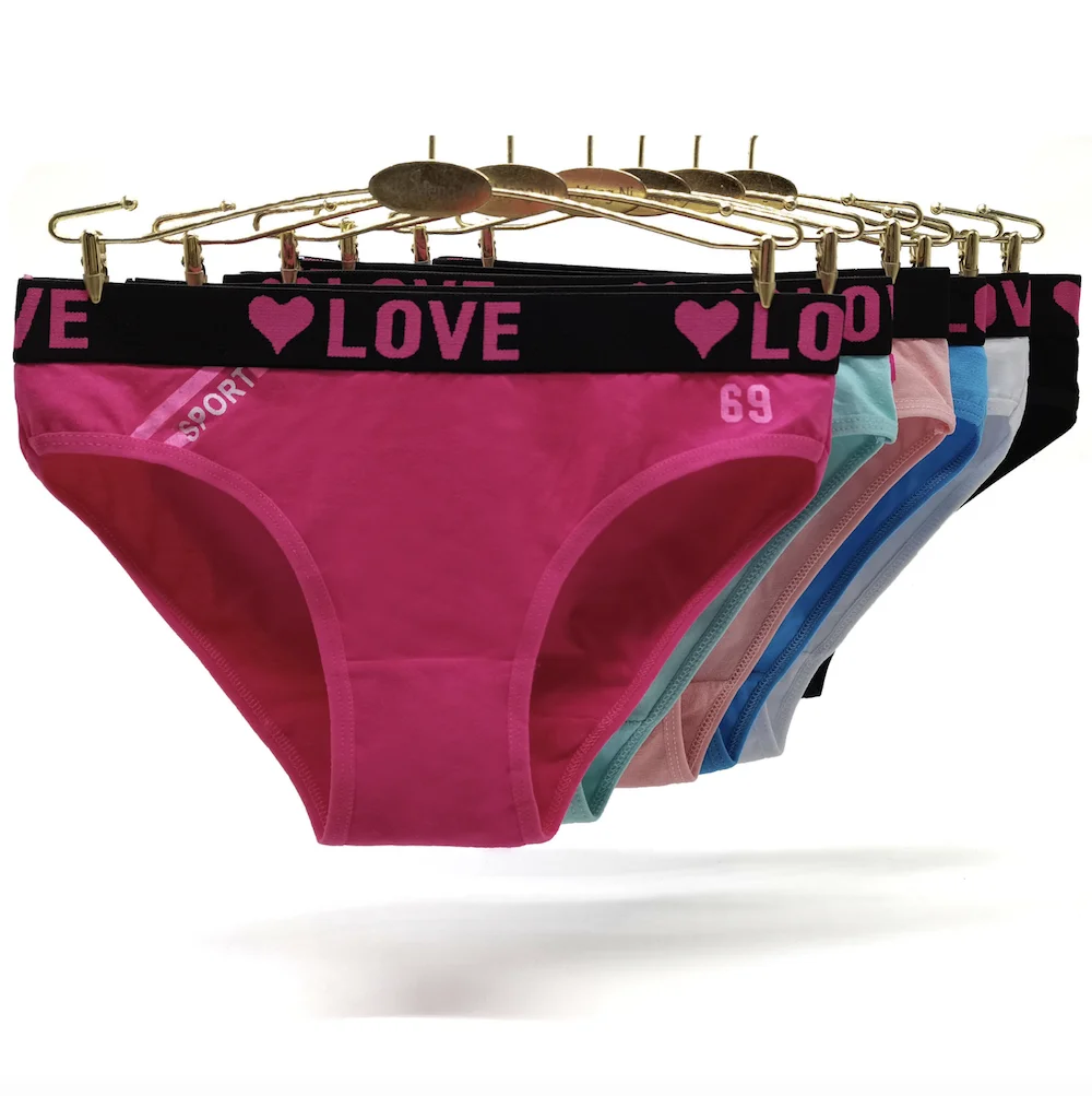 

Sexy lady purified cotton pants lovely girls women underwear panties, 6 colors as photo