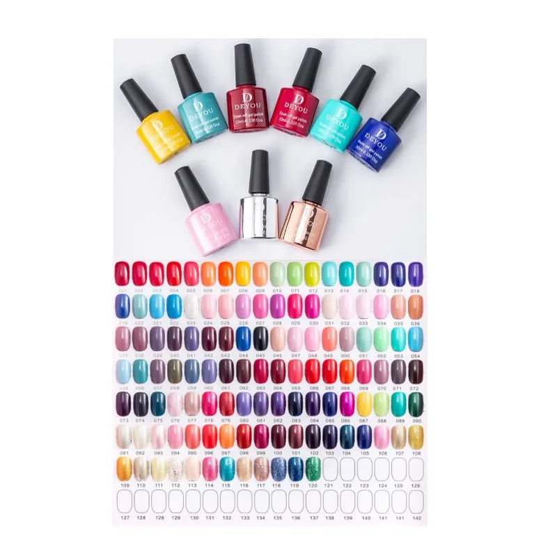 

duoyang water based nail polish private label esmaltes permanent paint gel, 120 colors