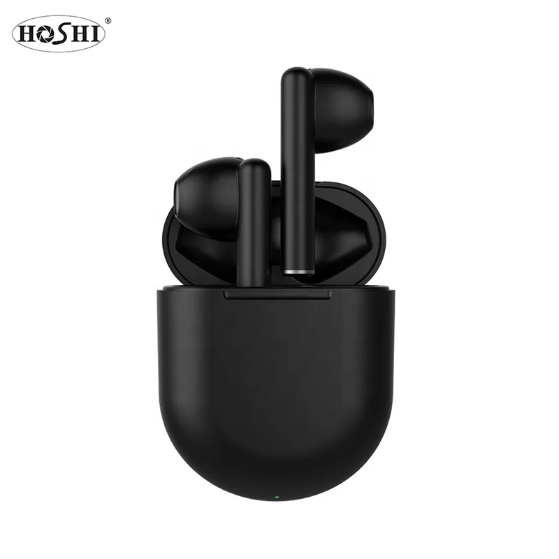 

HOSHI TWS Earphone BravoPods Wireless earphone Voice control BT 5.0 Noise reduction Aliexpress Amazon Hot Selling OEM ODM, Black/ white/red/dark green